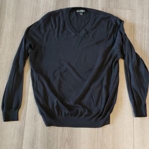 Kenneth Roberts Merino Wool V-Neck Sweater